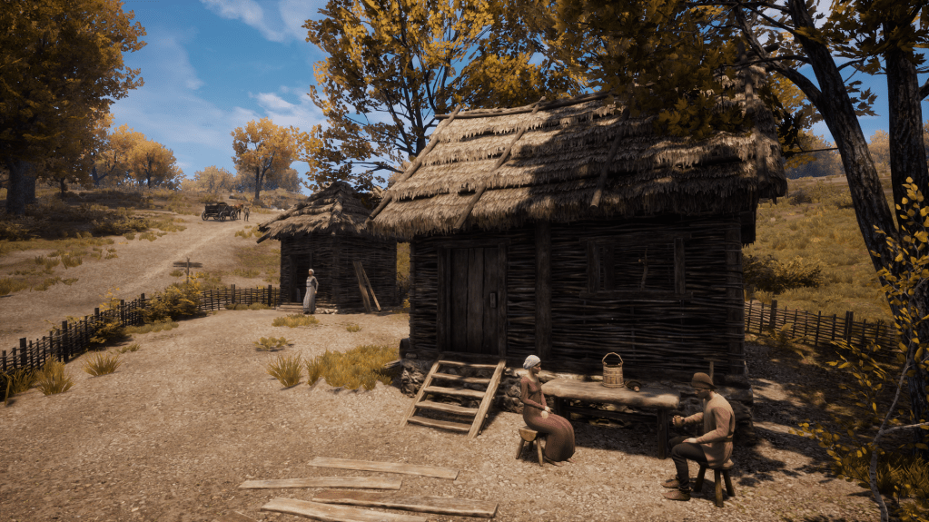 Wielemir's house right beside the chicken vendor.