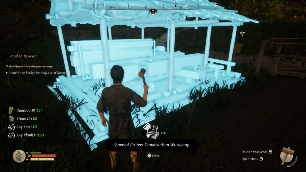 The special project workshop used to complete the special project.