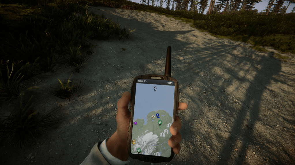 GPS location of the golf course zoomed out.