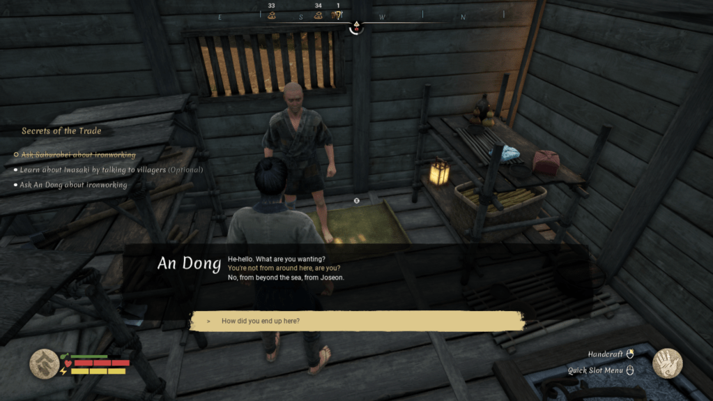 Speaking with An Dong.