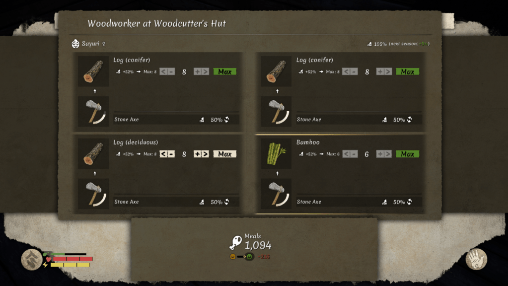 Selecting production lines.