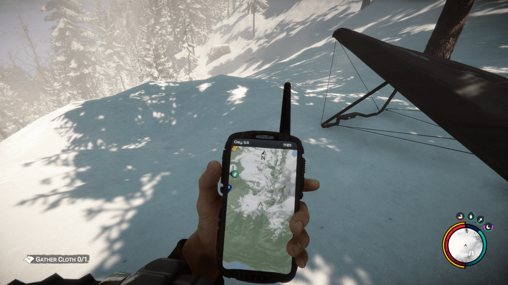 Location of the hang glider.