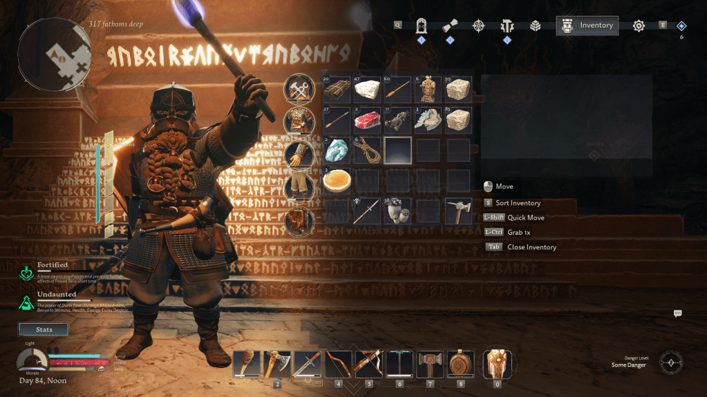 Status buff return to moria