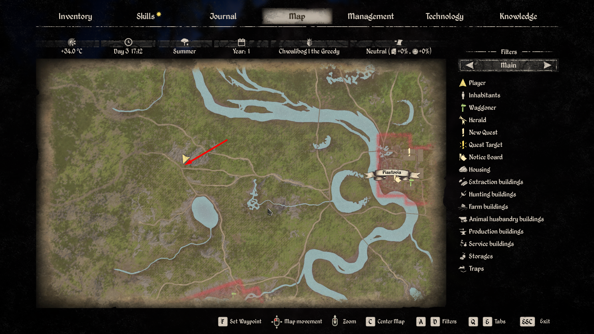 All Mine Locations In Medieval Dynasty Oxbow Survival Game Guide Mine West Of Piastovia Map 