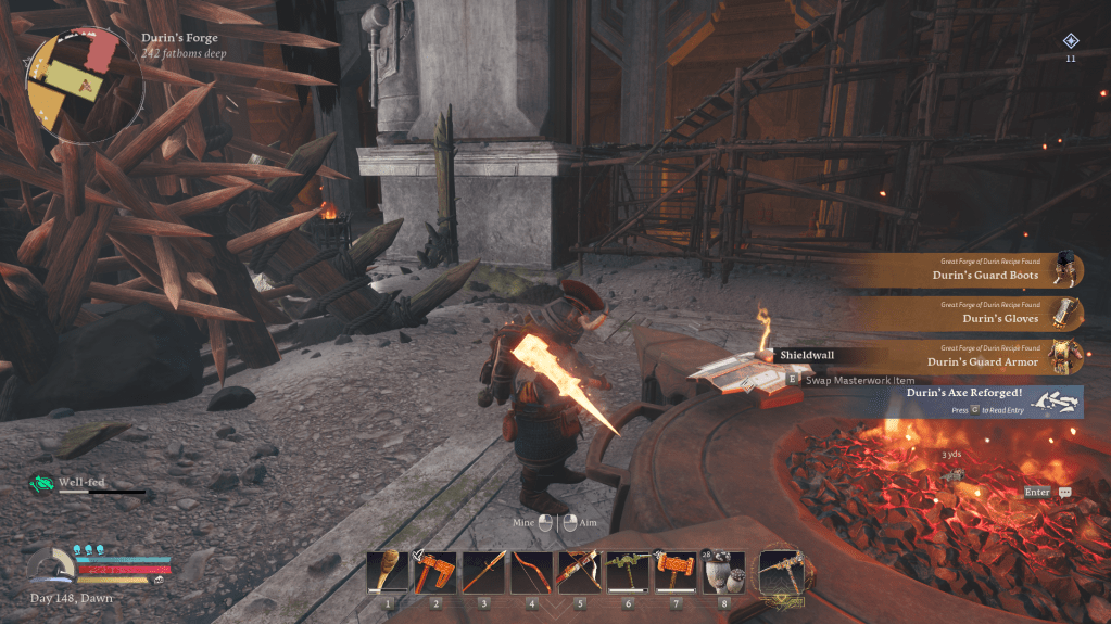 Unlockable items in return to moria